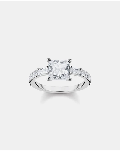 THOMAS SABO - Ring White Stones Silver
