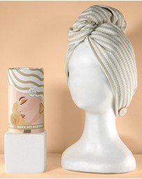 Sky Gazer - Quick Dry Hair Wrap- Oatmeal