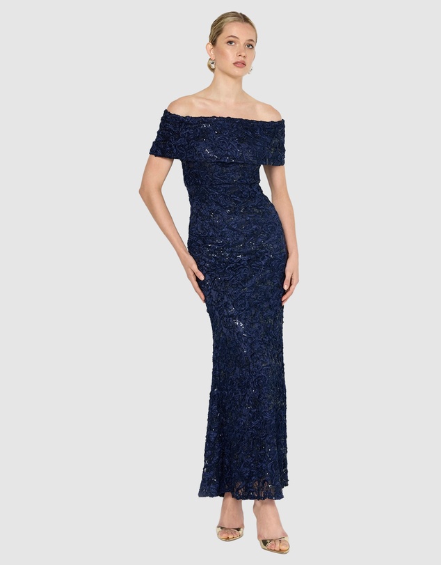 Montique - Emerson Off The Shoulder Gown