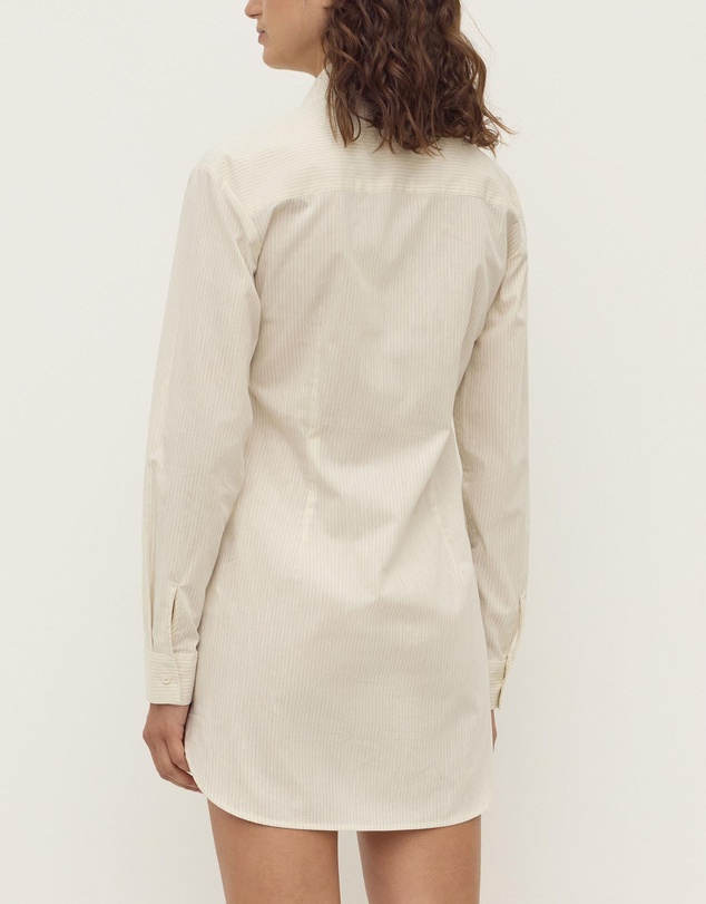 Assembly Label - Marina Stripe Long Sleeve Shirt Dress