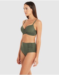 Sea Level Australia - Essentials Cross Front Moulded Cup Underwire Bra
