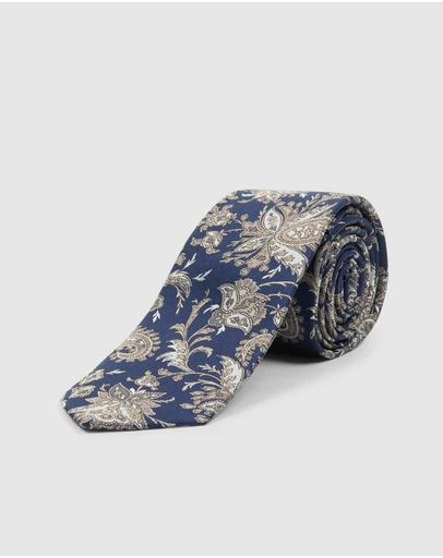 Tarocash - Thiago Floral Silk Tie