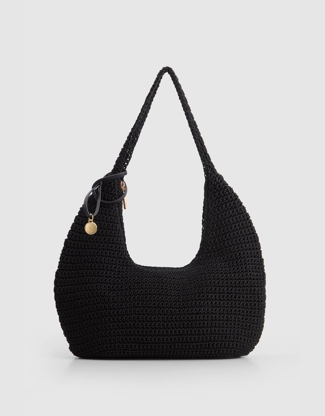 Laura Jones - Rayon Crochet Shoulder Bag