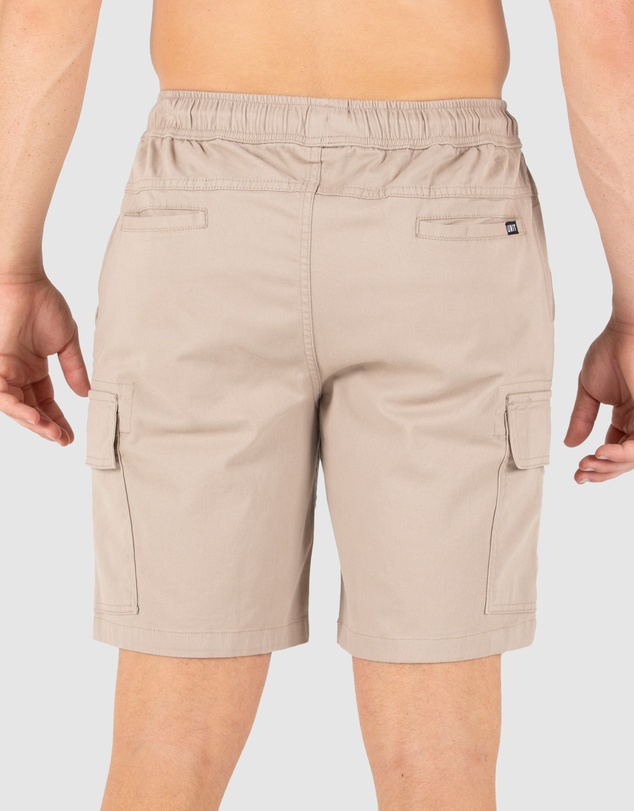 UNIT - UNIT Pivot Mens Elastic Waist Cargo Shorts