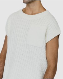 Justin Cassin - Mateo Pocket Knitted Vest
