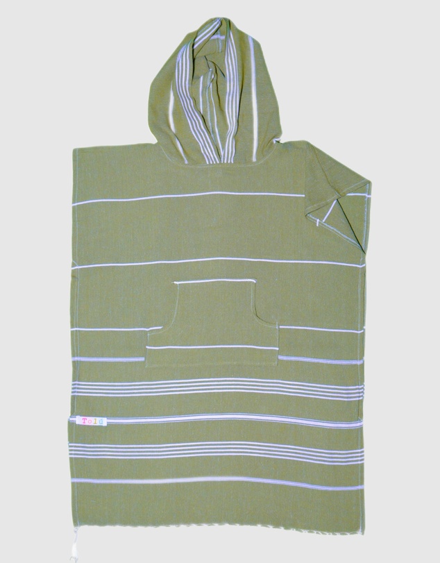 Tolu Australia - Adult Hooded Beach Towel in Green Nature – Quick-Dry Swim Poncho for Swimming & Surfing