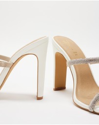 SPURR - Kimmi Wide Fit Crystal Heels - ONLINE EXCLUSIVE