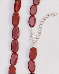 JUJU & CO - Red Jasper Stone Necklace