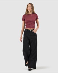 Rolla's - Classic Tee - Dark Cherry