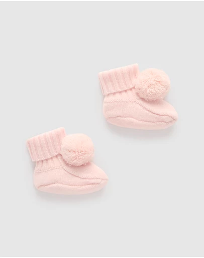 Purebaby - Cashmere Booties -Kids-Babies