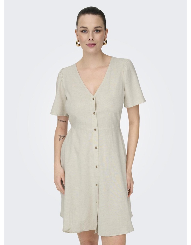 ONLY - Vita Button Mini Dress