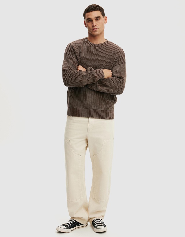 Cotton On - Box Fit Crew Knit