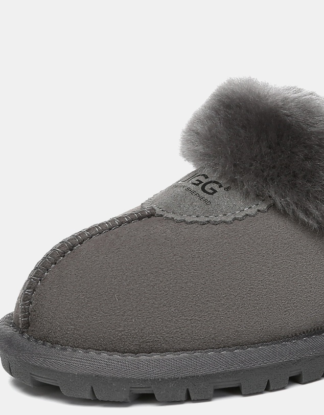 EVERAU - Australian Shepherd Ugg Waffle Slipper Sheepskin Upper House Shoes