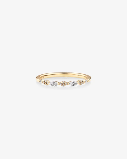 Michael Hill - Bridal Ring with 0.15 Carat TW Diamonds in 14kt Yellow Gold