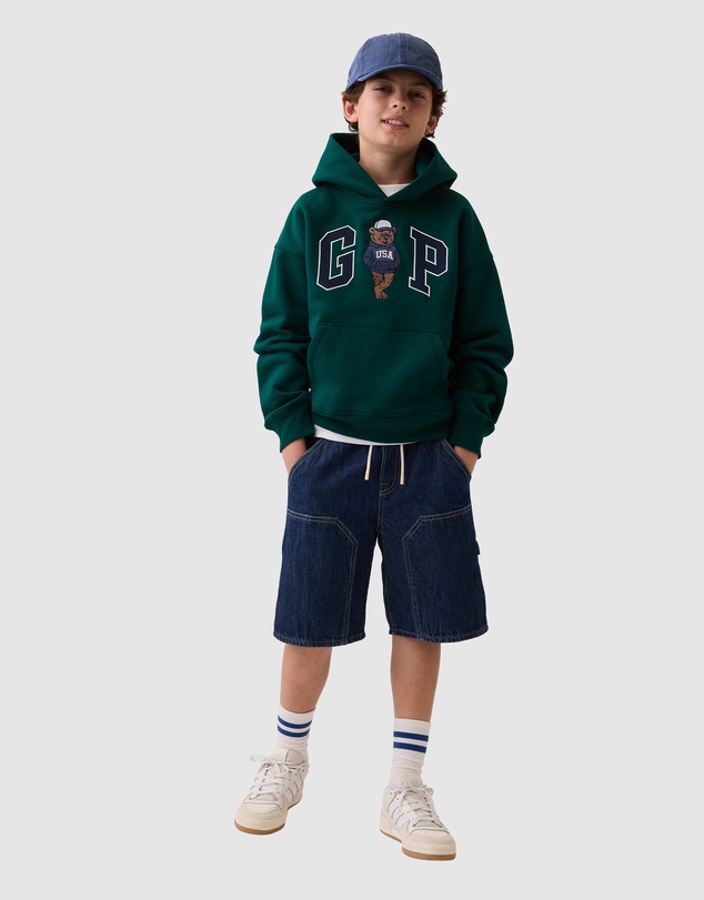 GAP - Brannan Fleece PO Logo Hood - Teens