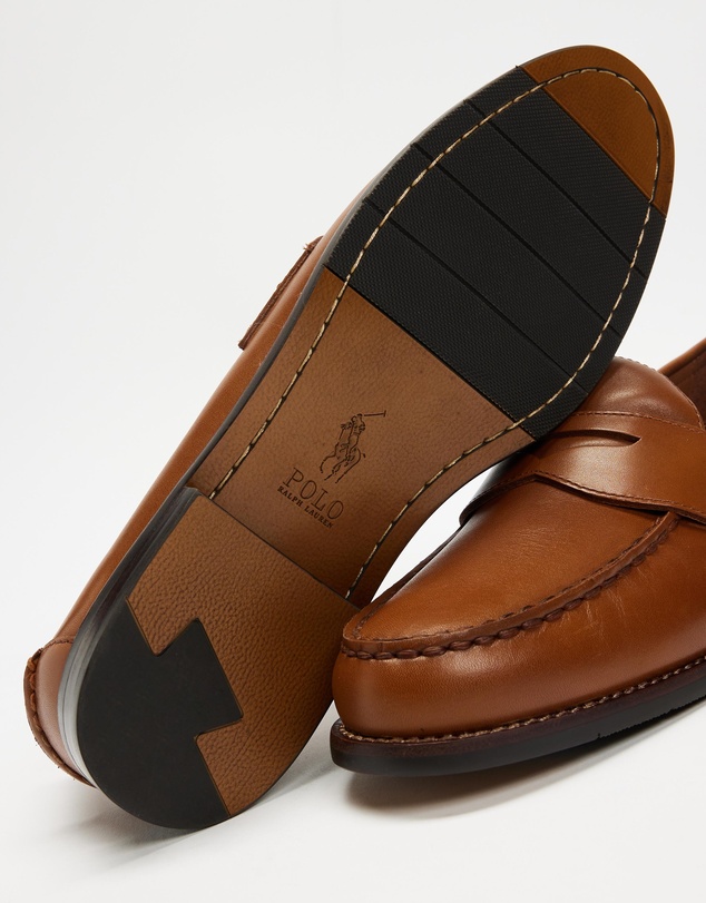 Polo Ralph Lauren - Jett Lug-Sole Leather Penny Loafer- Iconic Exclusive - Men's