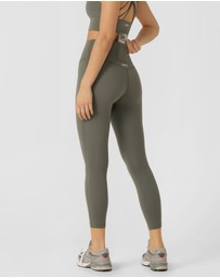 Lorna Jane - Lotus No Chafe Phone Pocket Ankle Biter Leggings