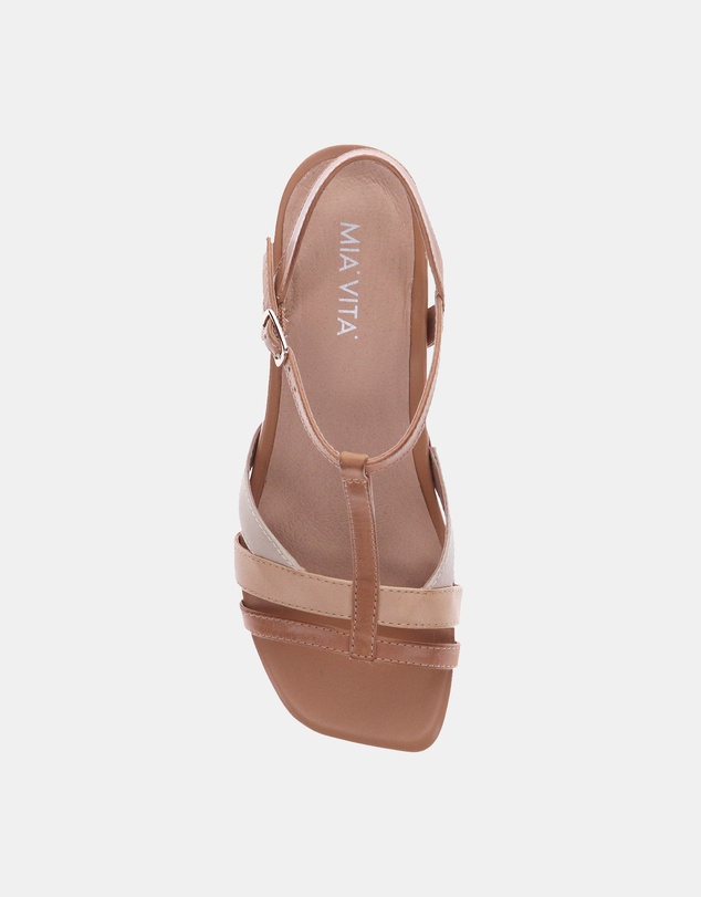 Mia Vita - Yass Heeled Sandal - Pebble Multi