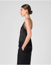 MVN - Asymmetrical Lace Top