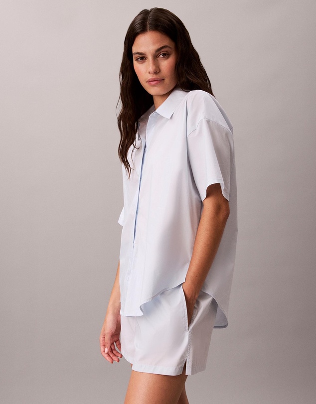 Calvin Klein - Cotton Poplin Short Pyjama Sets