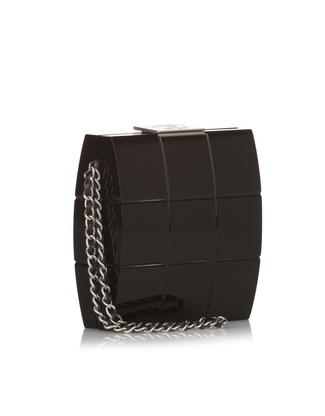 Chanel - Pre-Loved Lucite Minaudiere Perspex Clutch Bag