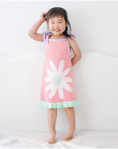 WITH LOVE FOR KIDS - Frills Knitted Dress - Kids