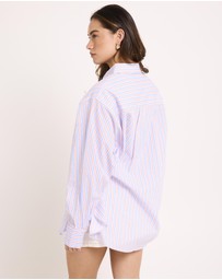 Subtitled - Coby Crisp Oversized Long Sleeve Shirt