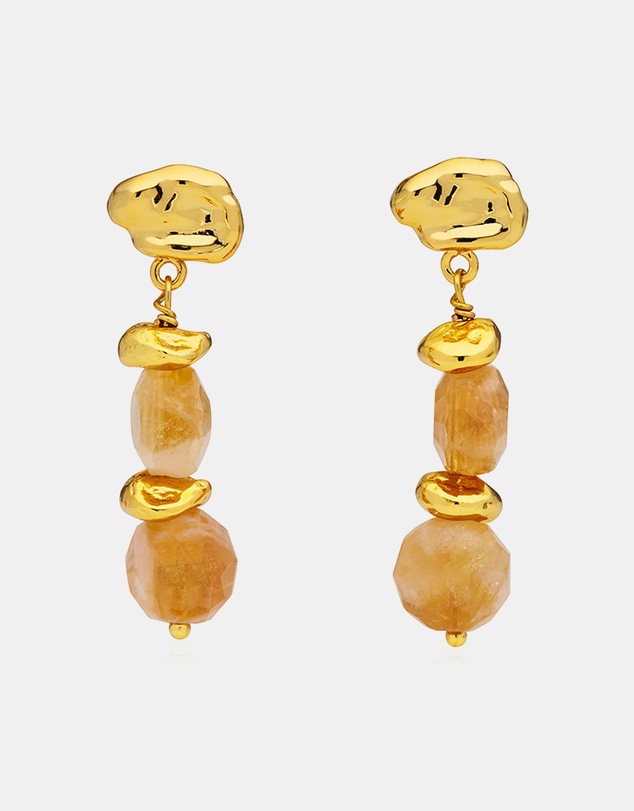 Amber Sceats - Claret Earrings