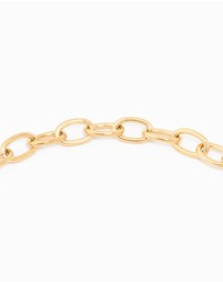 Lovisa - Waterproof Gold Plated Stainless Steel Heart Clasp Chain Necklace