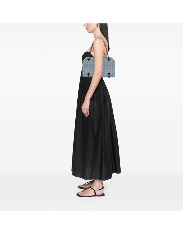 Pre-Loved by Azura Reborn - Pre-Loved Grosgrain Intrecciato Duo Shoulder Bag