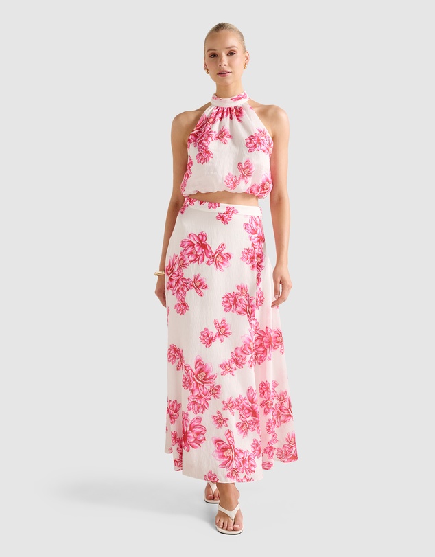 Forever New - Maisie Halter Neck Tie Up Top