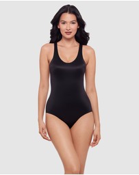 Miraclesuit Shapewear - Back Wrap Padded Cup Back Support Bodysuit Shaper