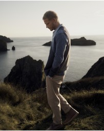 Seasalt - Seasalt Cornwall Blue Men's Goelann Cardigan