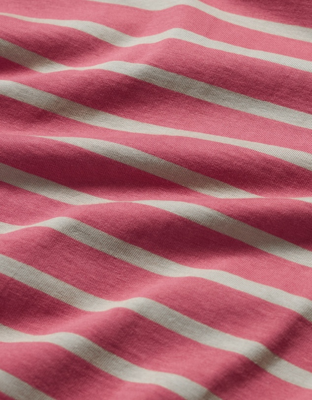Seasalt - Seasalt Cornwall Pink Sailor Shirt With Crew Neck