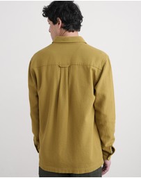 Seasalt - Seasalt Cornwall Yellow Rigging Plain Overshirt