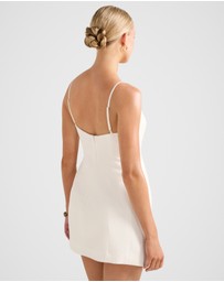 Forever New - Maura Structured Linen Mini Dress