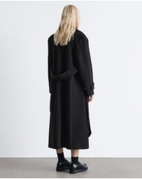 & Other Stories - Tie-Belt Wool Coat