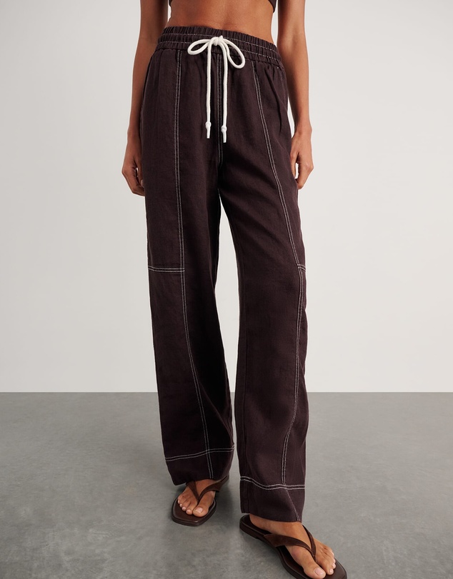 Jag - Sabine Linen Relaxed Leg Pant