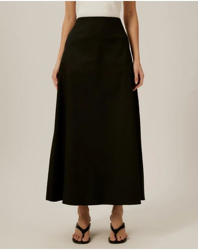 Tussah - A-Line Midi Skirt