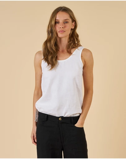 CAMIXA - Tanya Tank Linen Top