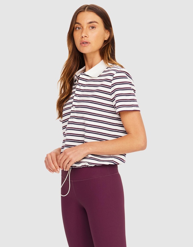 The Upside - Sophie Cropped Polo Shirt