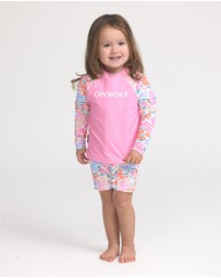 Crywolf - BABY RASH VEST Berry Garden