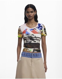 Desigual - Long flared skirt