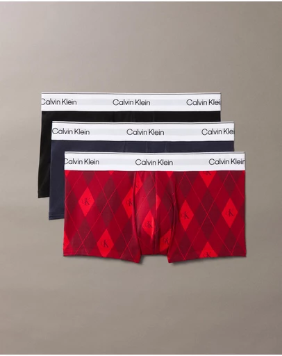 Calvin Klein - 3-Pack Icon Cotton Stretch Low Rise Trunks
