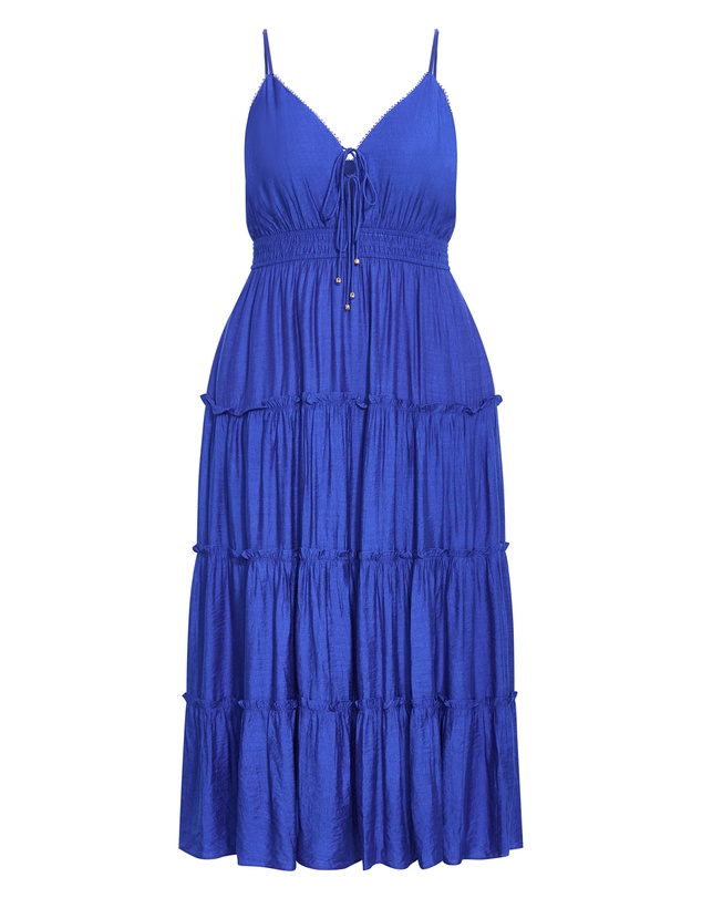 City Chic - Aiza Tier Maxi Dress