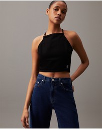 Calvin Klein Jeans - Tie Back Denim Top