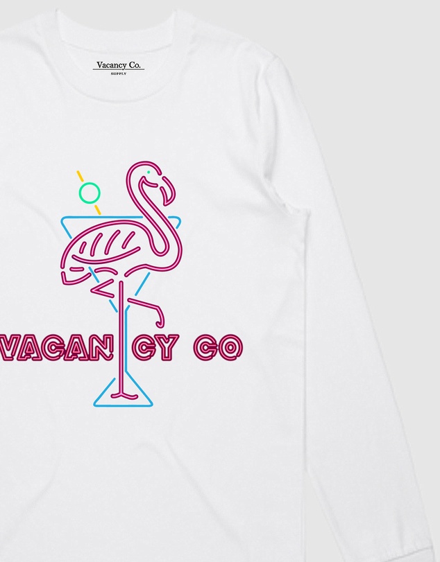 Vacancy Co - Flamingo Club Long Sleeve - Youth