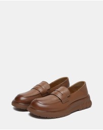 EVERAU - EverAU Ugg Pansy Cow Leather Upper Loafer Oxfords Flats