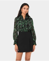 Forcast - Veda Collar Blouse