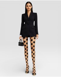 High Heel Jungle - Spotlight Premium Jacquard Tights